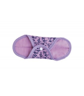 Anae - Washable sanitary pads - Day - 2 pcs. - Purple flower