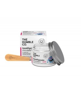 Humble Brush Zero Waste Children's Toothpaste - Strawberry with Fluoride - 50ml