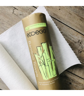 EcoEgg Bamboo Schoonmaakdoekjes op rol - 20 stuks