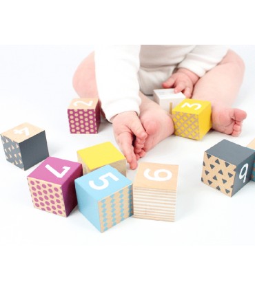 BigJigs wooden number blocks