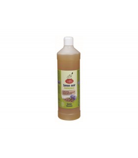La droguerie ecologique - Green/black soap - Liquid - Linseed oil - 1L