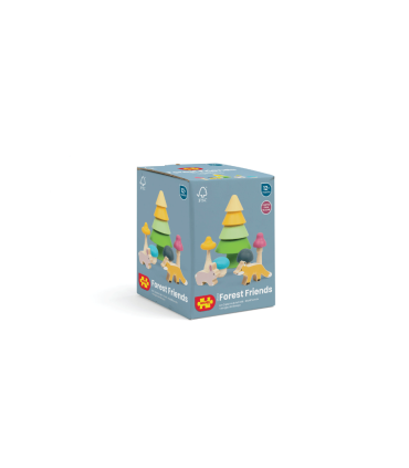 BigJigs Stapelaar Bosvriendjes - Forest Friends