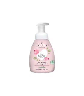 Attitude Baby Leaves™ hair & body foaming wash - fragrance free
