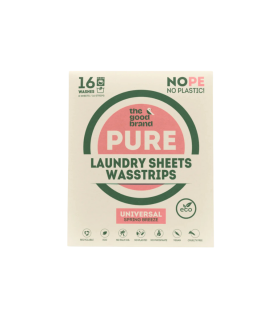 The Good Brand wasstrips wasstrips - lente - reisverpakking - 16 Stuks