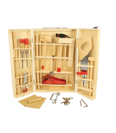 BigJigs 28-piece tool kit for kids