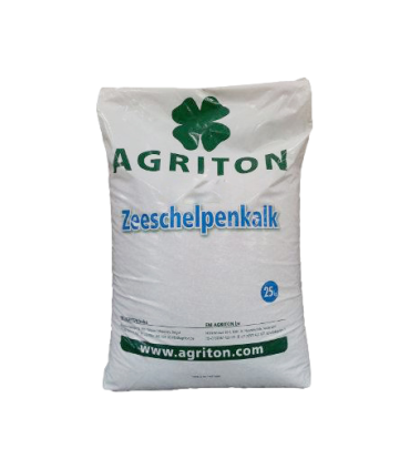 EM Agriton Zeeschelpenkalk Aegir – natuurlijke kalk voor een gezonde en stabiele bodem-pH (25 kg)
