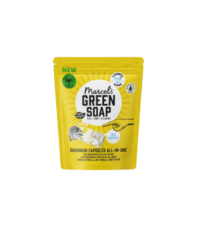 Marcel’s Green Soap All-in-One Vaatwascapsules – plasticvrij, natuurlijk en krachtig schoon