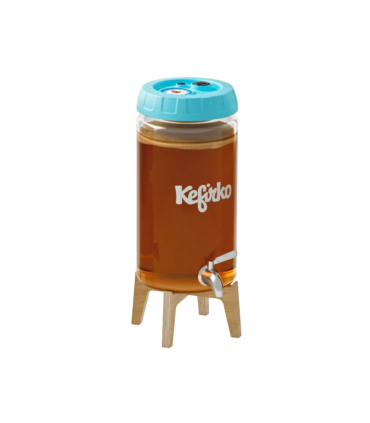 Kefirko kombucha fermentatiepot - drankdispenser - 4L blauw