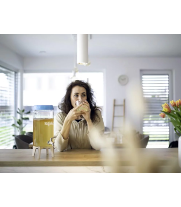 Kefirko kombucha fermentatiepot - drankdispenser - 4L blauw